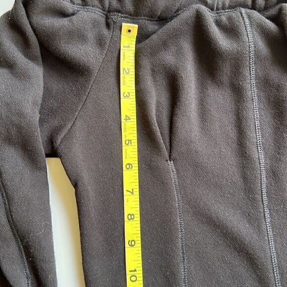 NWT Kendall + Kylie Off Shoulder Sweatshirt Dress Black size L - Picture 8 of 9